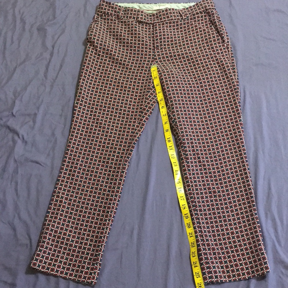 Banana Republic Size Four Red and Blue Print.